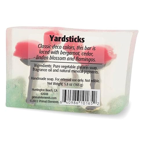 Vista 12 de Primal Elements Jabón en barra de glicerina Ayuda a todo tipo de piel, piel sensible, grasa y seca Sin parabenos, veganos, sin gluten, 100% base