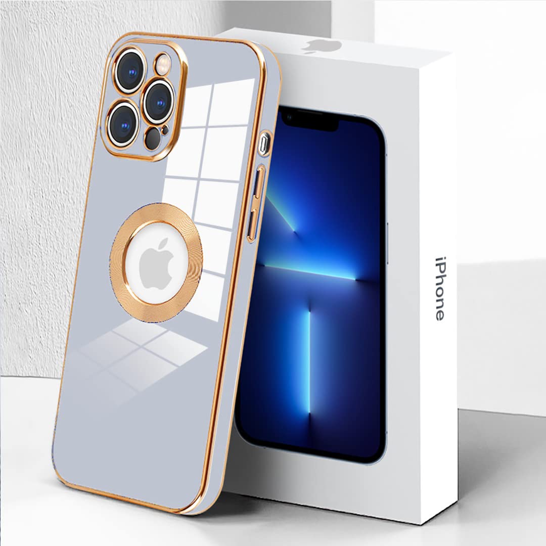 Custodia IPhone 13 Pro Sottile Silikonata TPU: Cover Galvanizzata Morbida Con Bordi Colorati - 3