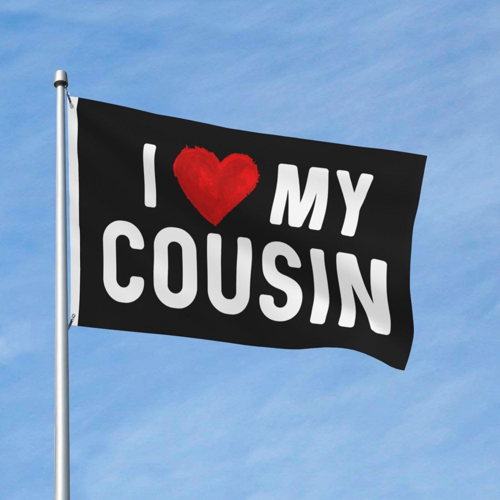 Amazon.com : I Love My Cousin Flag Double Sided Unique Flags