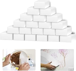 10Pack Melamine Sponge Foam, Magic Sponge Eraser in Bulk, Multifunction Cleaning Sponges Kitchen Scrub Pads for Dish, Pot...