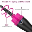 KGBAD Hot Air Brush One Step Hair Dryer & Styler | Hair Dryer Brush Electric Volumizer Hair Straightening Hair and Styler styling Surface Hot Air Blow Brush gallery image