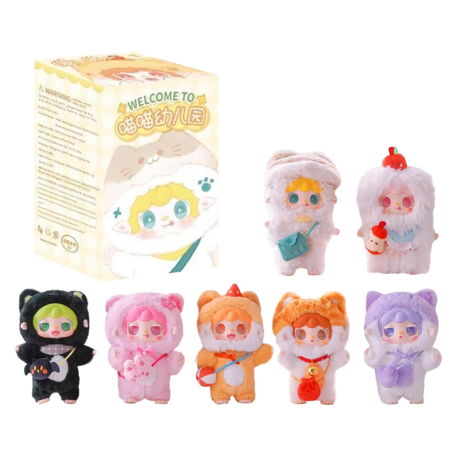 HGWOPGASD YOOKI/Nommi/PIPPY/KIMMON/Cino's Dreamland Circus//Cino Black MondayCino/Cino Chessino Land/TimeShare Plush Dolls Blind Box Cute Figures Collectible Toys Birthday Gifts A02 โ image 1
