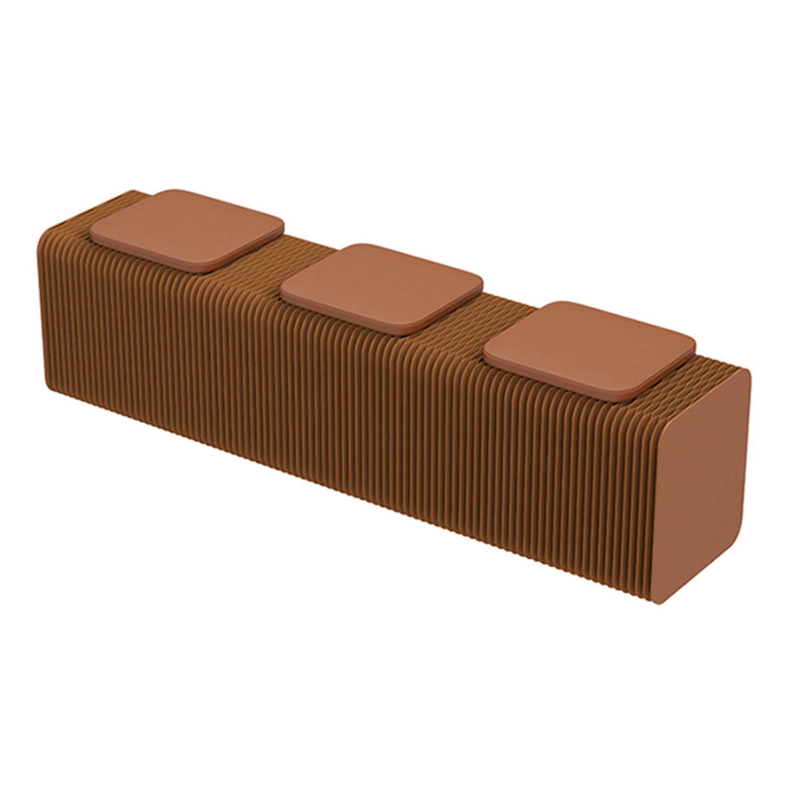Manque de sièges ? Ce tabouret pliant en papier marron résout le problème