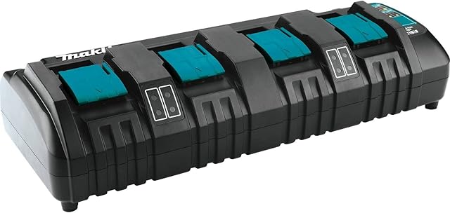 Makita DC18SF 14.4V to 18V Li-ion LXT 4 Port Charger