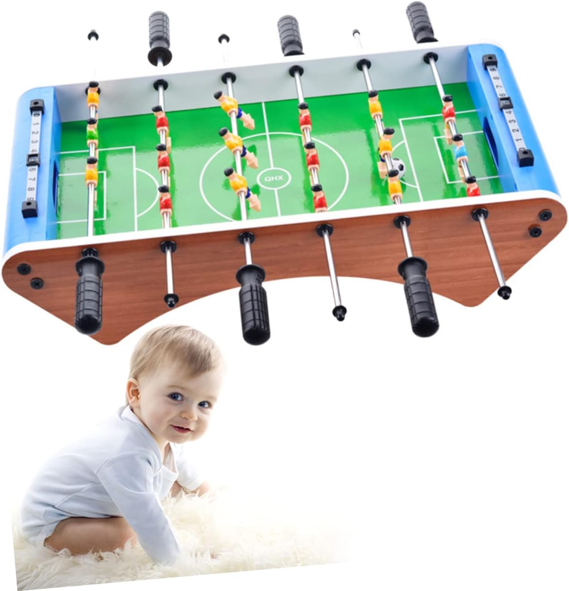 Generic Desktop Football Six Shots Soccer Game Sturdy Foosball Table