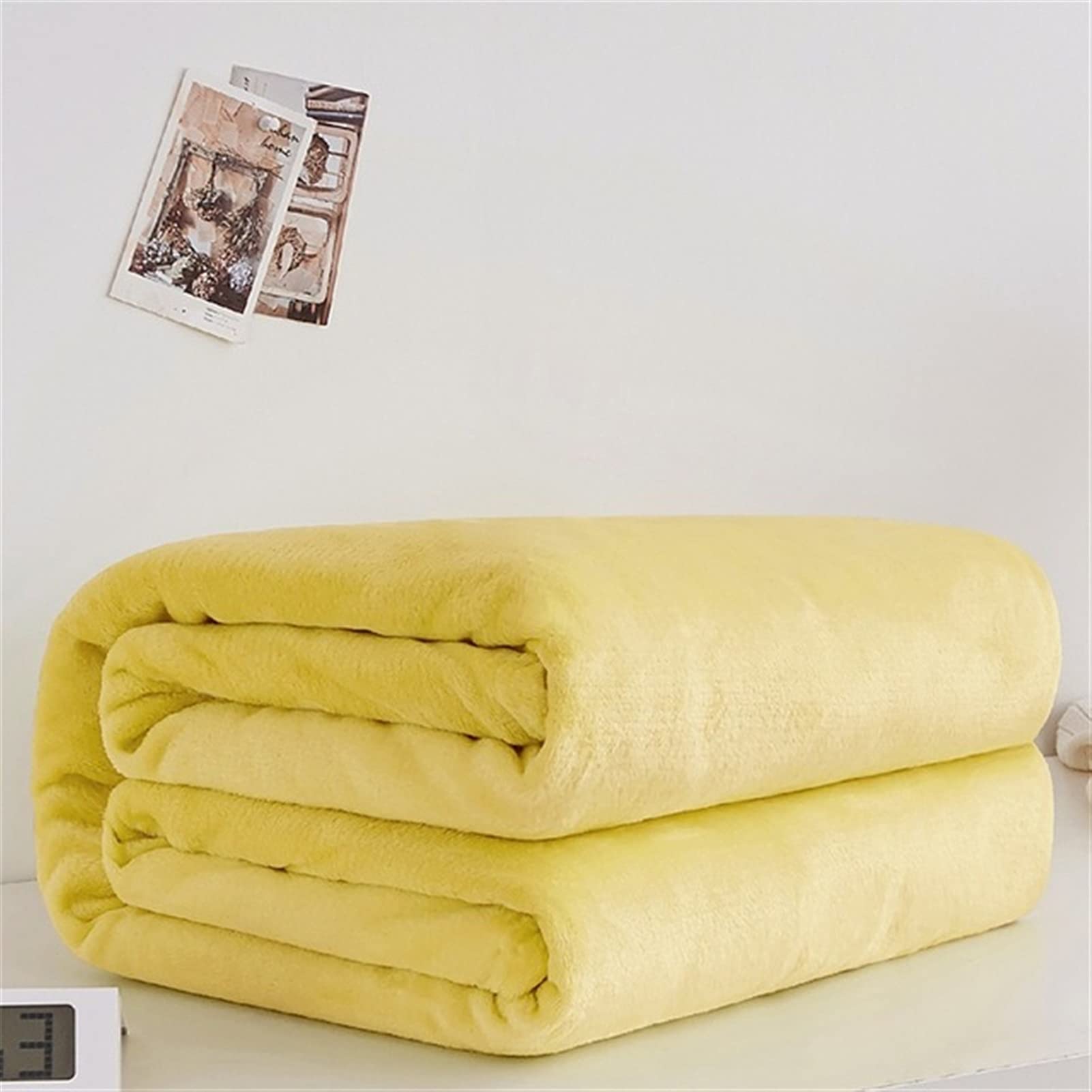 Plaid polaire chaud hiver 100x140cm pour canapé et lit d'appoint