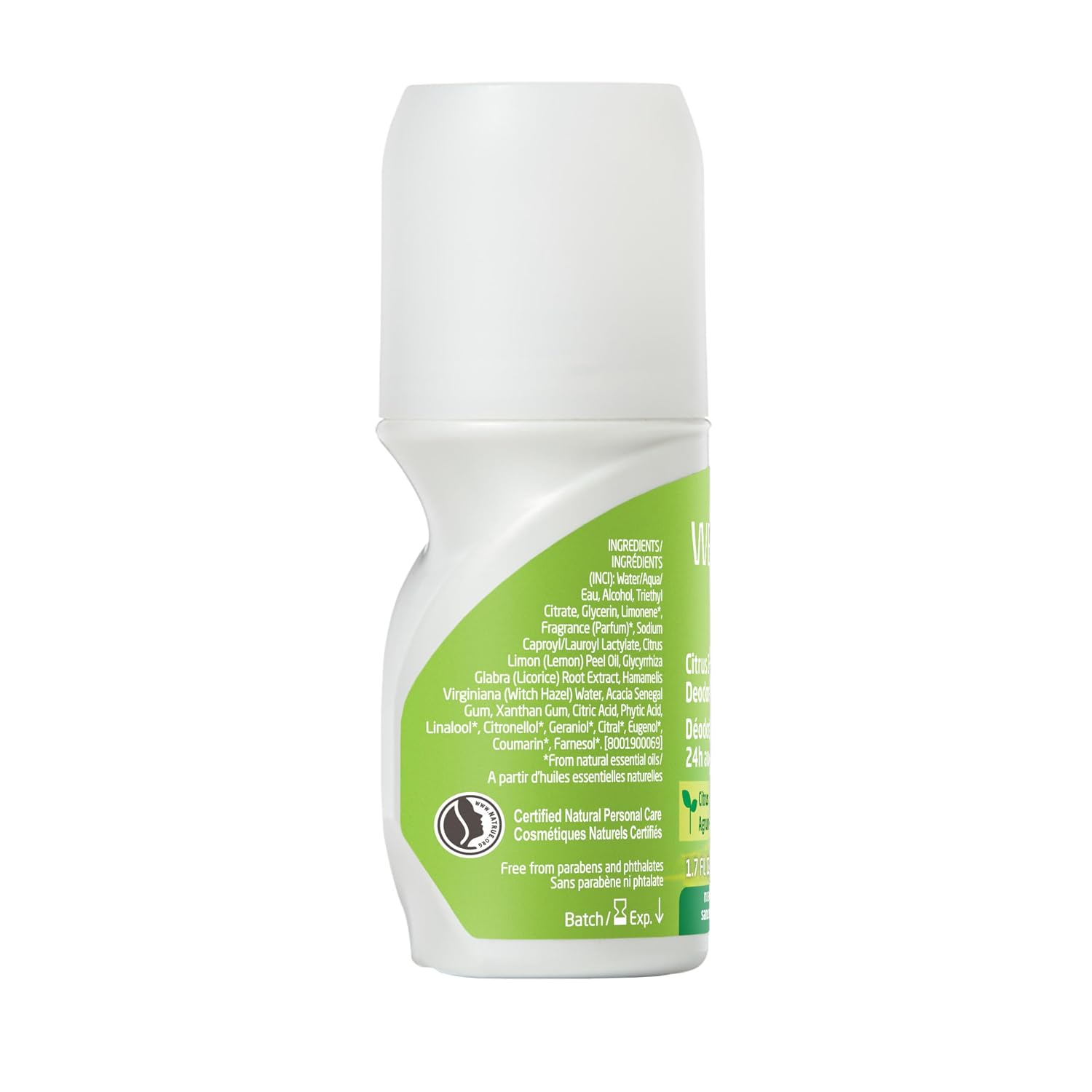 Weleda 24 Hour Roll-On Deodorant, Citrus,Yellow 1.7 Fluid Ounce image 2