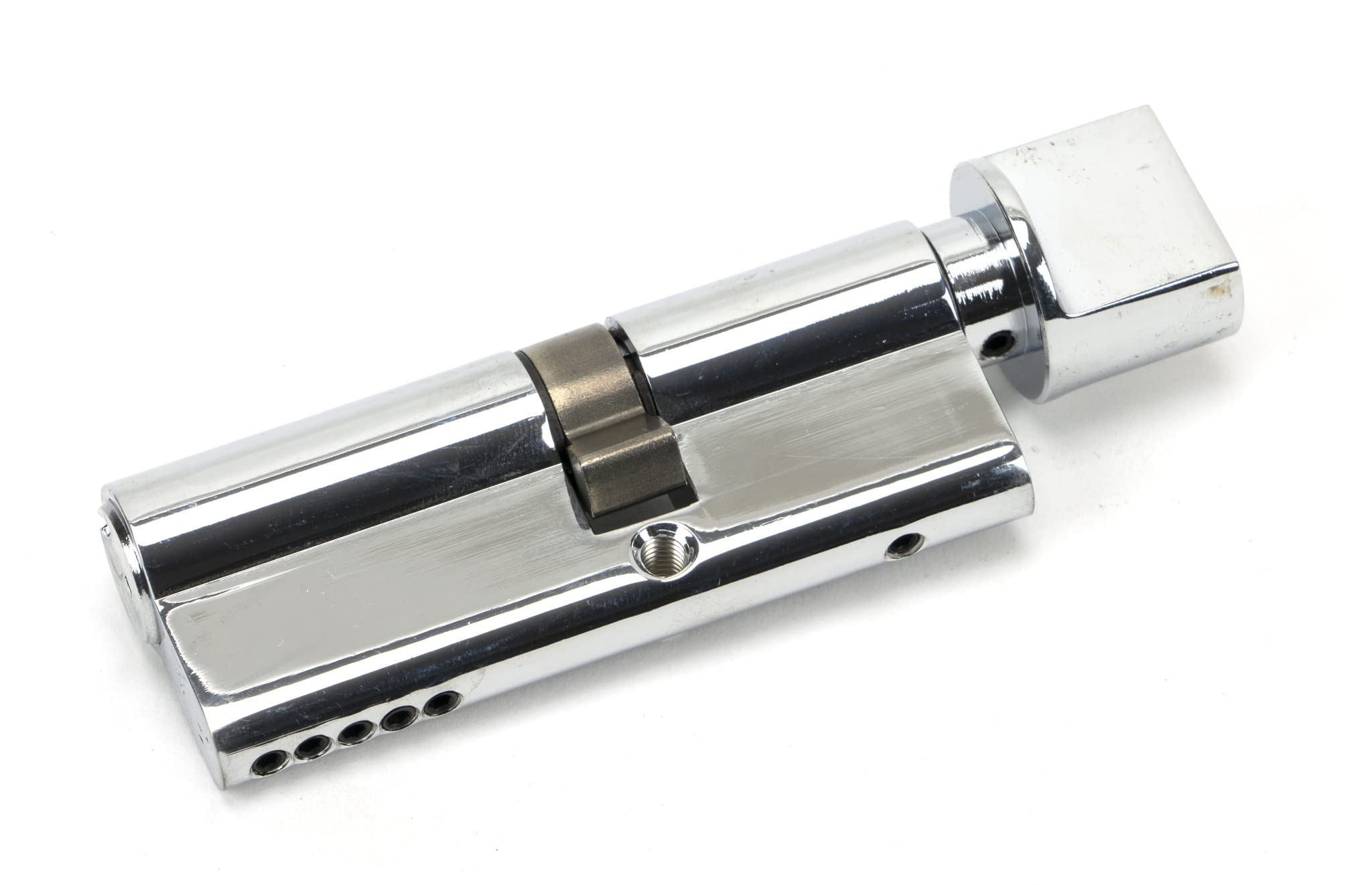 From The Anvil Chrome 46261 Polished 35T/45 5Pin Euro Cylinder/Thumbturn