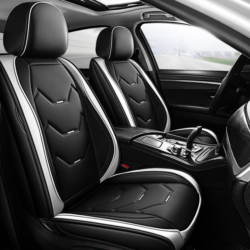 Housse siege voiture cuir anti glissement pour réparer et protéger les sièges VW Tiguan CC