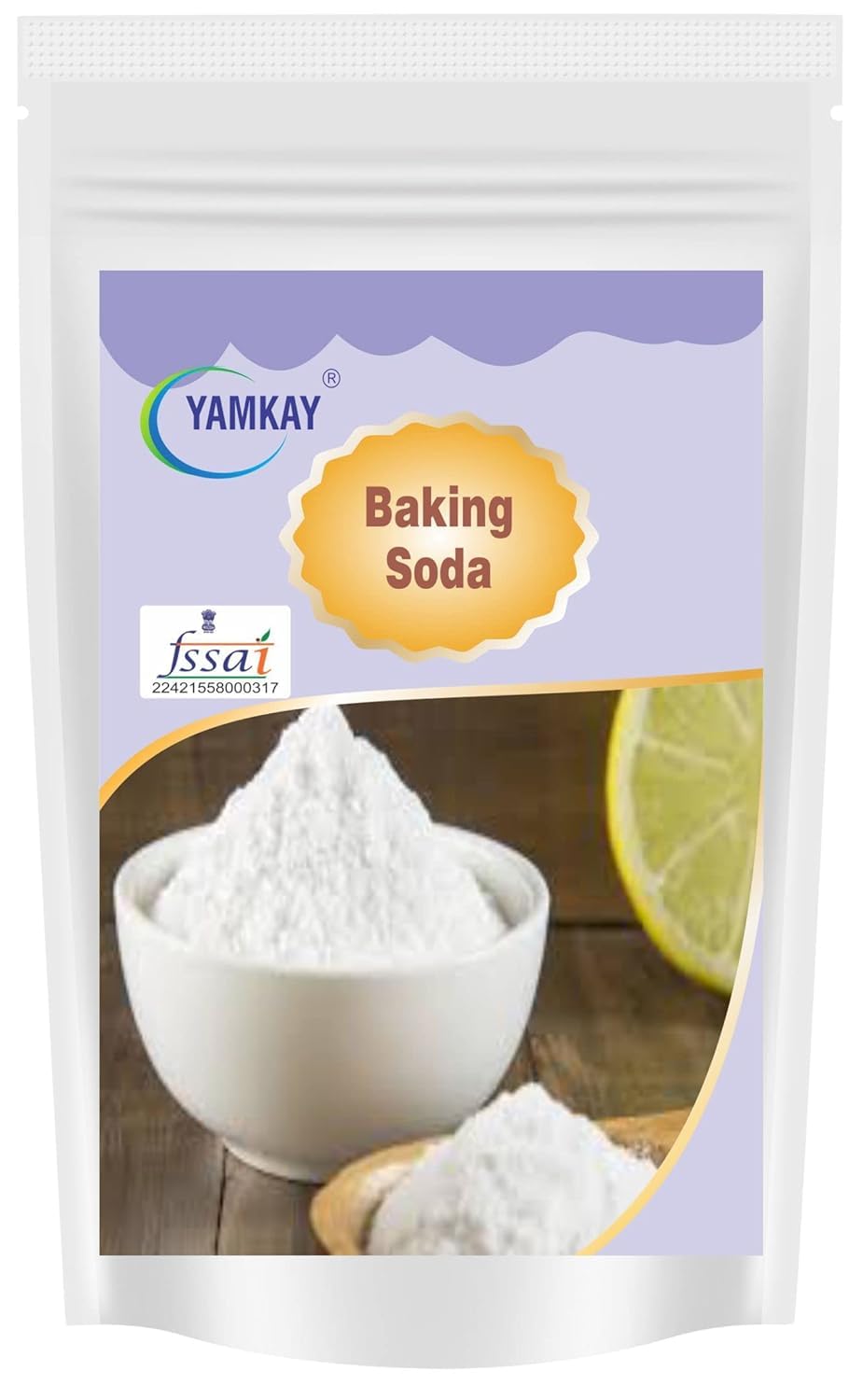 Yamkay Baking soda Perfect for Baking Cooking Cleaning Triple Food Grade Sodium Bicarbonate (1500 GM)