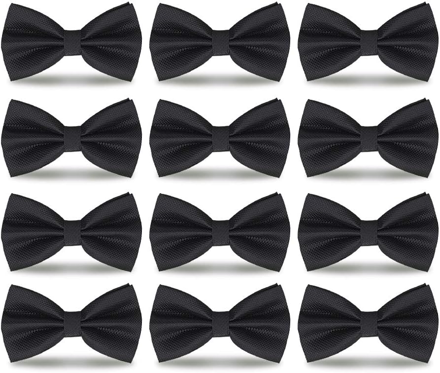 Nœud Papillon Homme Pré-noué Réglable - En Polyester, Clip, Couleur Unie, Pour Mariage, Bal, événements Formels