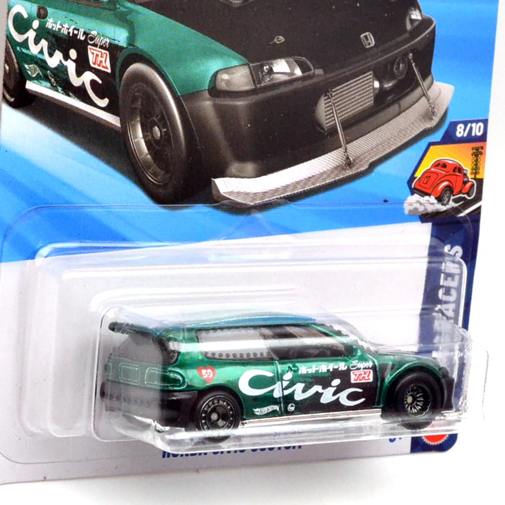 ホットウィール スーパートレジャーハント 「ホンダ　シビック　カスタム」 Amazon.co.jp: MATTEL HOTWHEELS 1/64 scale HONDA CIVIC CUSTOM- 2026
