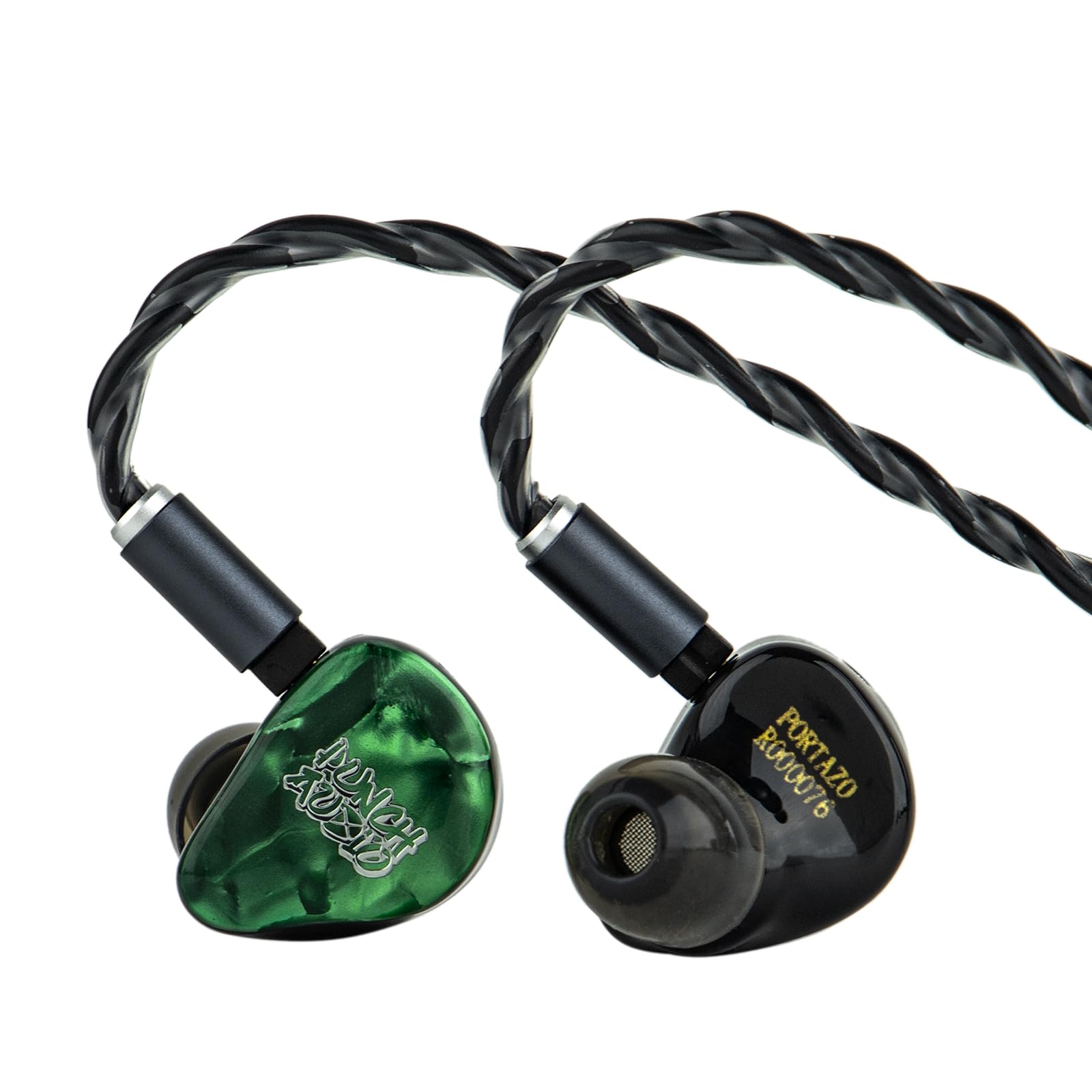 Linsoul Punch Audio Portazo 1DD + 2 planarowe przetworniki douszne, przewodowe słuchawki douszne HiFi, słuchawki douszne Basshead do monitorowania studyjnego i gier