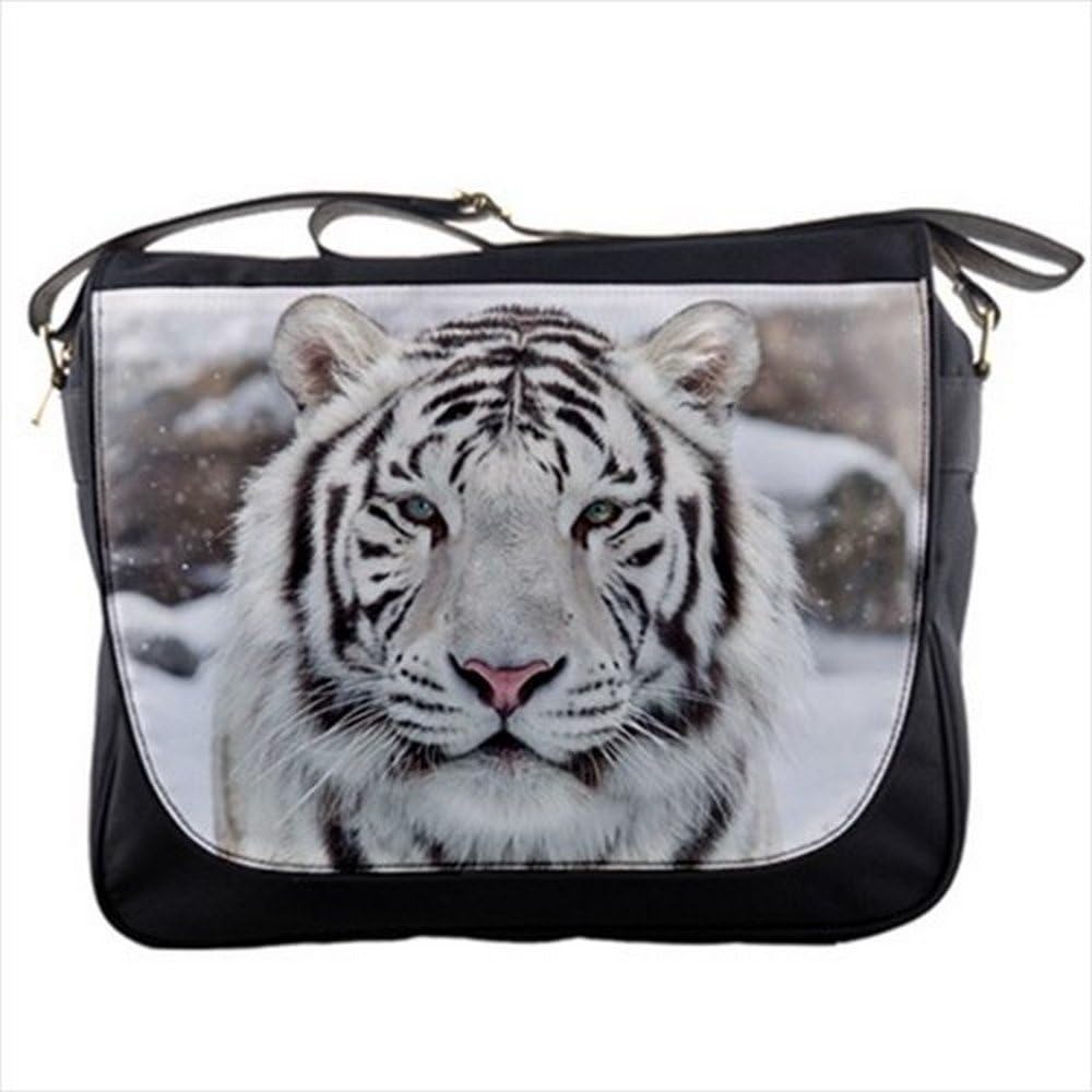 Siberian Tiger Close Up Shoulder Messenger Bag