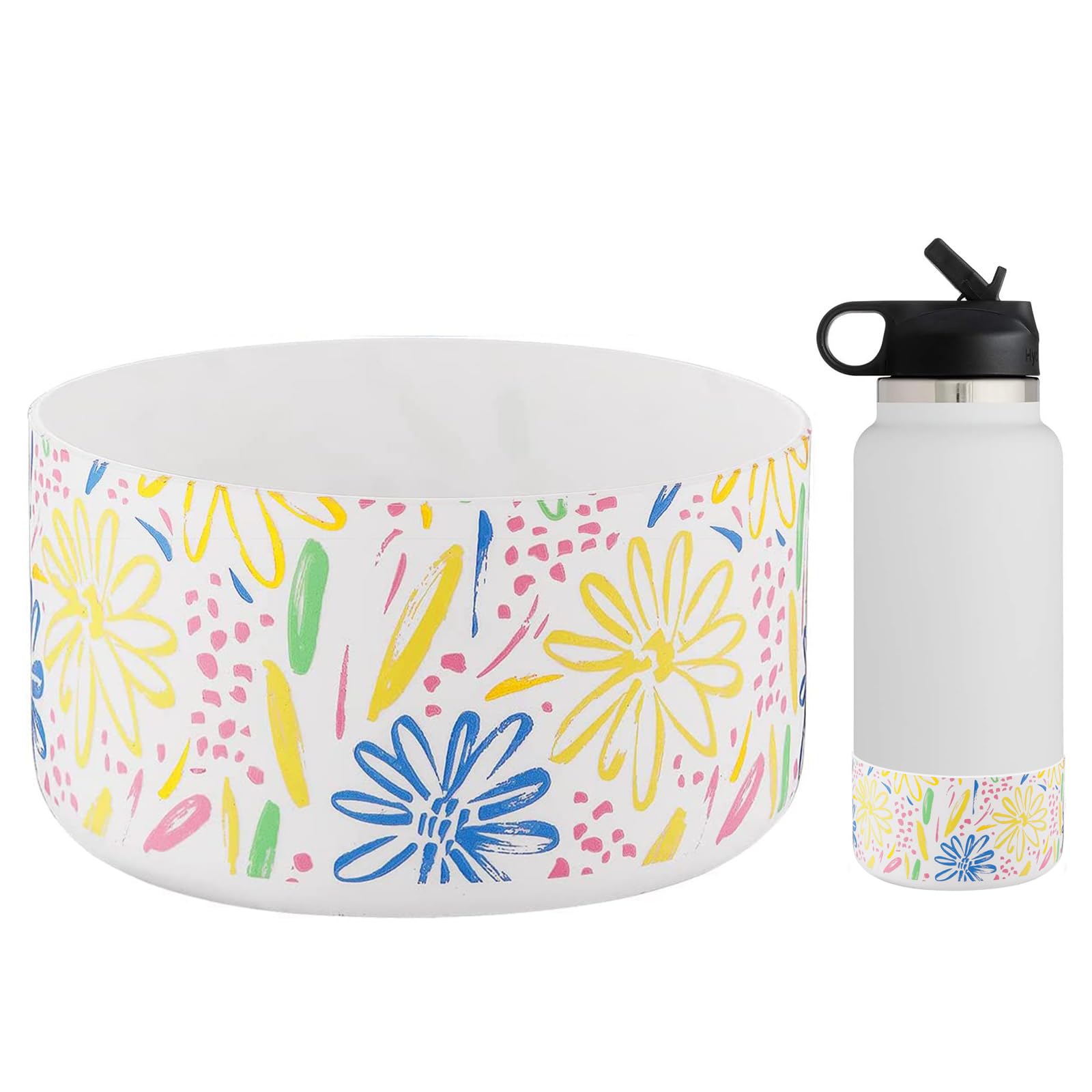 WK IEASON Protective Silicone Base Boot for Hydro Flask Mouth, Anti-Slip Silicone Sleeve Cover Bumper for Hydro Water Bottle Accessories -2.83inch