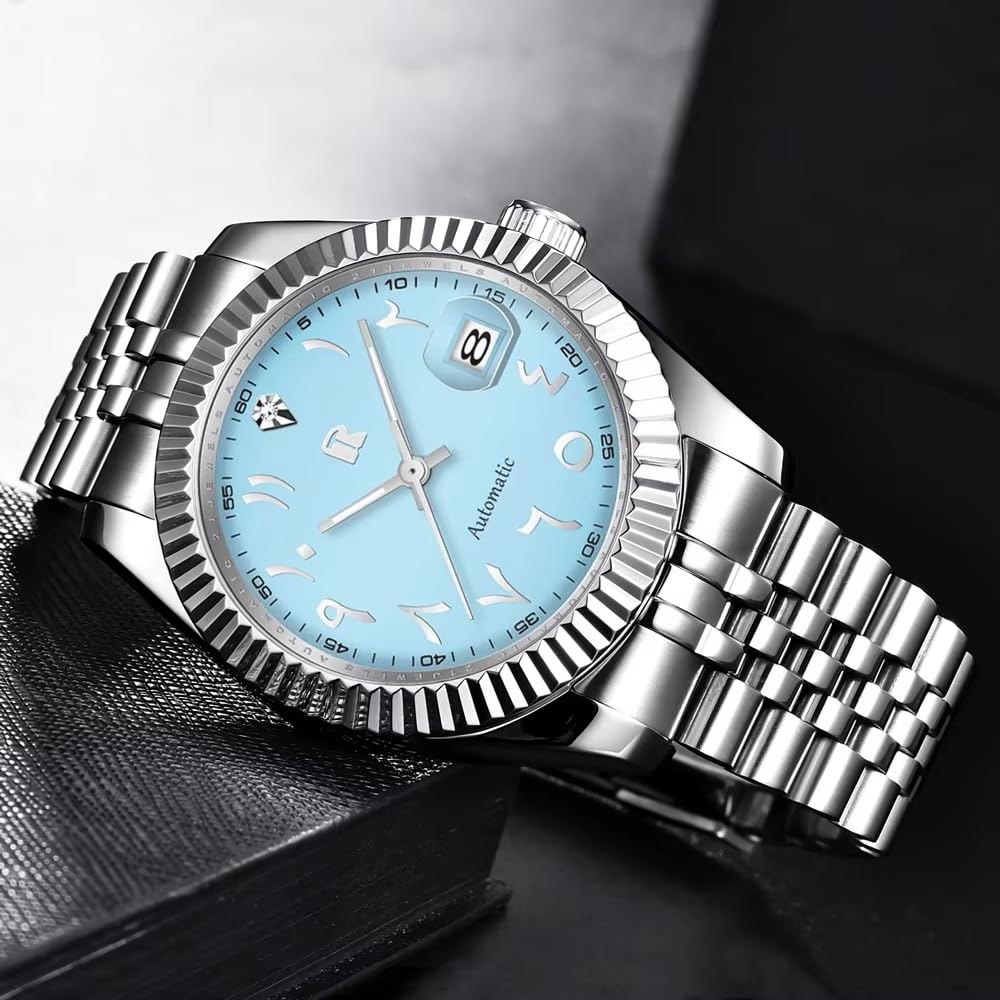 LACZ DENTON RT128 Orologi da polso meccanici automatici da uomo con cinturino in acciaio inossidabile orologi alla moda per uomo orologio impermeabile 50M Rollstimi