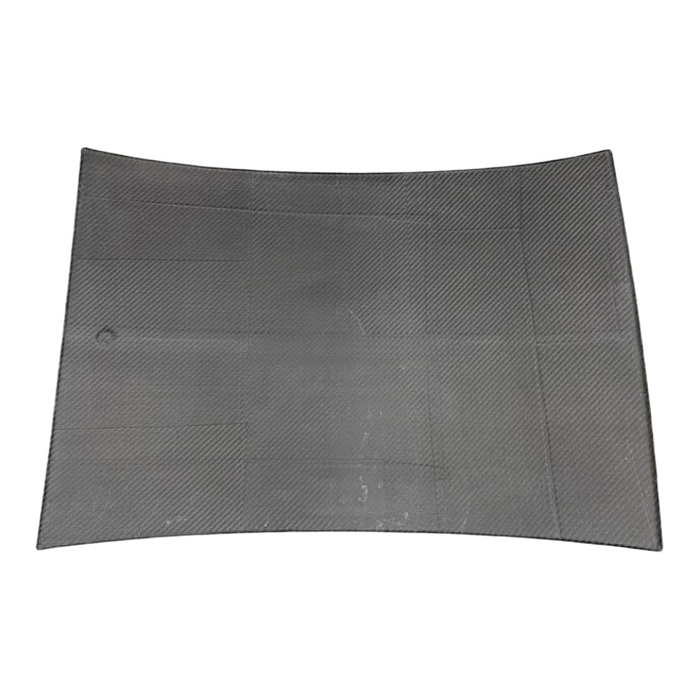 Copri Tetto Auto in Fibra di Carbonio Dry Compatibile con Giulia Carbon Black(White)