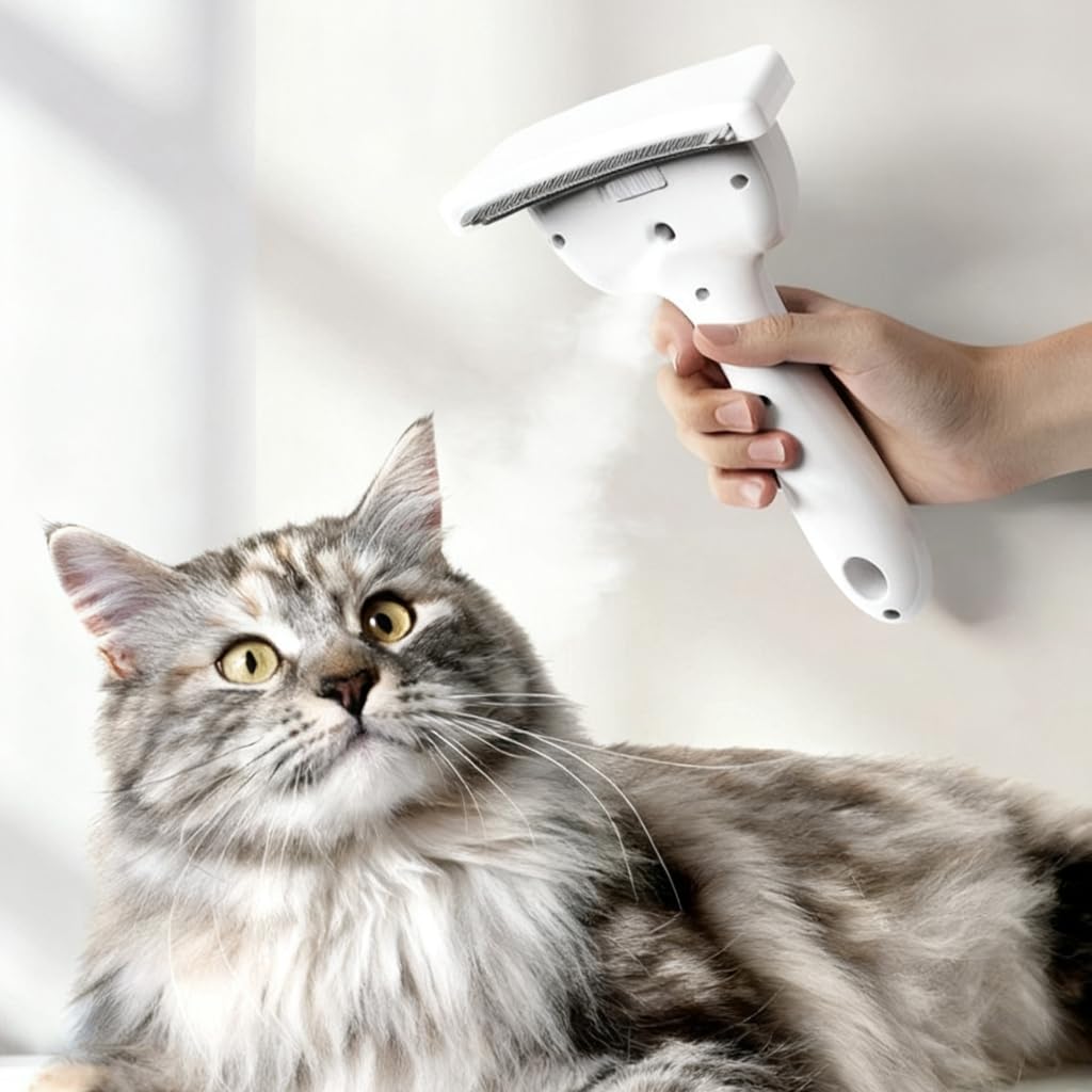 Efficace spazzola di rimozione dei peli del cane con la funzione di massaggio per la toelettatura