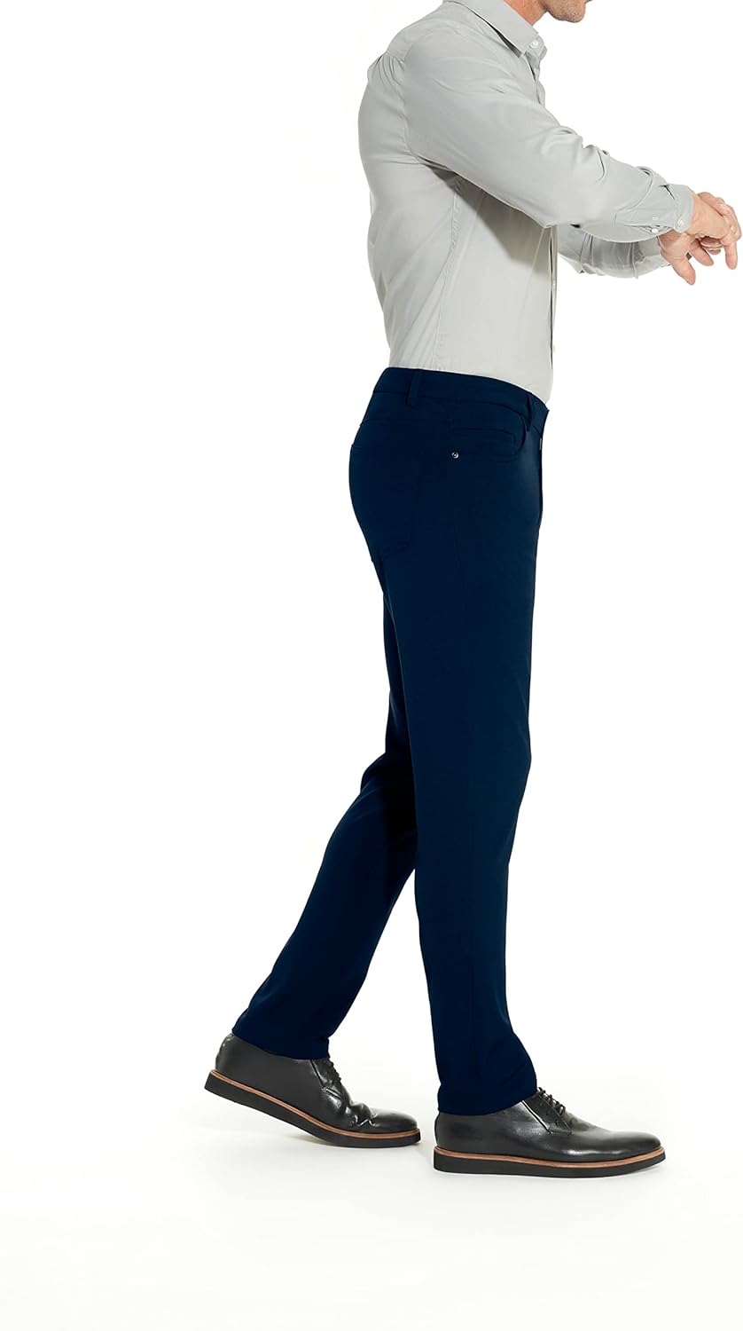 Van Heusen Mens Slim Fit Flex 4-Way Stretch Tech PantBusiness Casual Pants - Image 2
