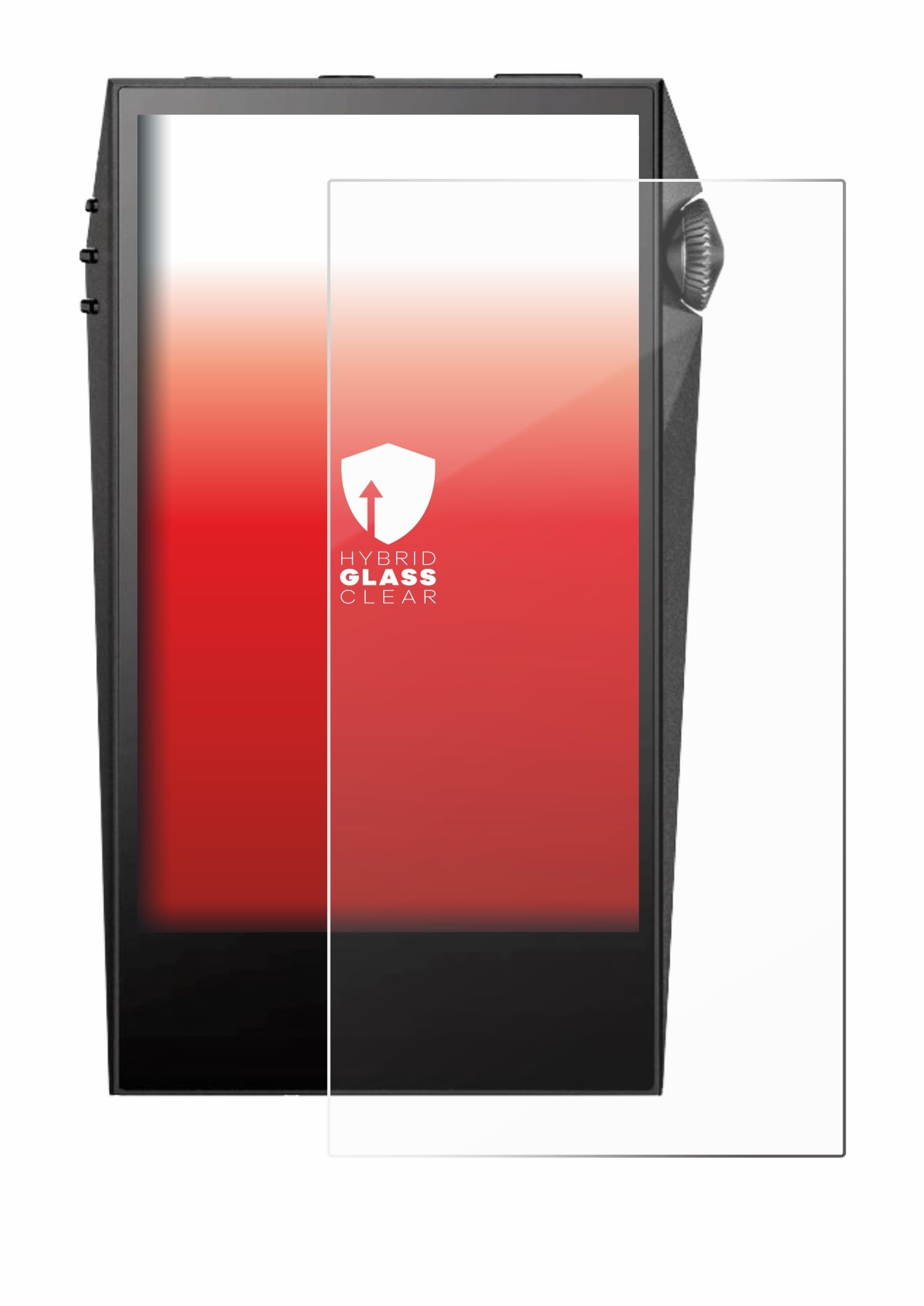 upscreen Screen Protector Film compatible with Astell&Kern SP3000M - 9H Glass Protection, Extreme Scratch Resistant