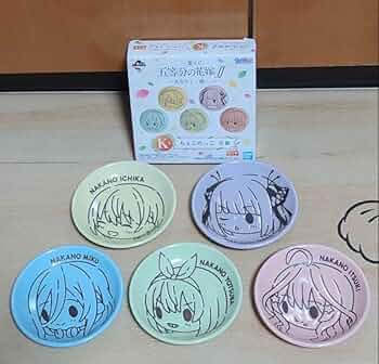 五等分の花嫁 アクリルスタンド 一番くじ缶バッジ クリアファイル ちょこのっこ 五等分の花嫁∬」描き下ろしイラストがキュート♪ アクスタ、缶