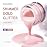 RARJSM Nude Glitter Pink Gel Polish Sparkle Pink Gold Shimmer Pigment Jelly Gel Nail Polish Sheer Transparent Neutral Color Skin Tone 15ml Natural Soak off UV LED Cured for Home Salon DIY Nail Art