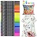 Produktbild Textilstifte, RATEL 24 Farben Wasserfeste Textilmarker Keine Blutung Stoffmalstifte Permanent Marker, Ideal zum Dekorieren von T-Shirts, Lätzchen, Textilien, Schuhen, Handtaschen