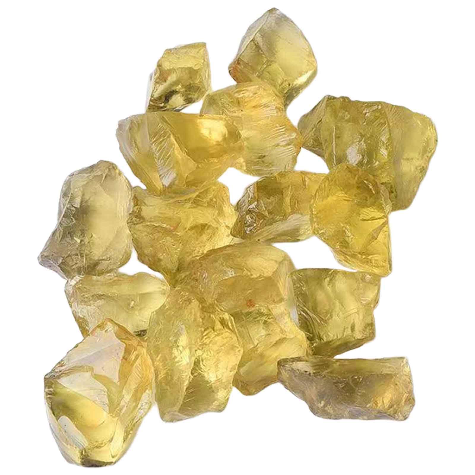 GPDNBIEU Natural quartz, 2.2lb/1000g Citrine for Tumbling, Cabbing, Fountain Rocks, Decoration, Polishing, Wire Wrapping