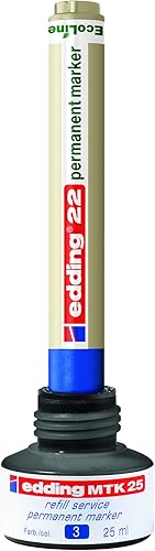 Miniatura 5 de edding Tinta de repuesto MTK 25 - negro - 0.8 fl oz - con sistema capilar, ideal para rellenar de forma limpia y sin complicaciones casi todos los