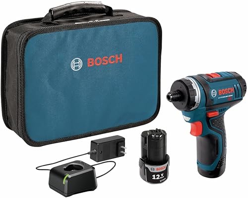 Kit Bosch PS21 destornillador de bolsillo de 2 velocidades, 2A, 12 volt máx., ión litio con 2 pilas, cargador y estuche