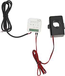 WIFI Smart Energy Meter APP Real Time Power Consumption Monitor Power Meter Electricity Usage APP Remote Monitoring with 200A CT Clamp AC90‑250V