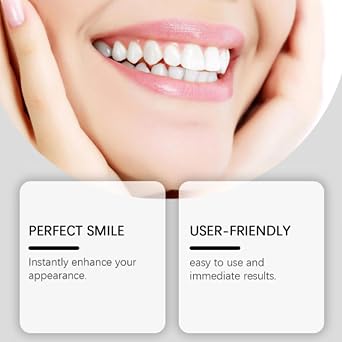 Full Denture, Silicone Reline Denture Set, Advanced Customized Full Dentures Set, Natural-Looking, Comfort-Fit (2pcs)