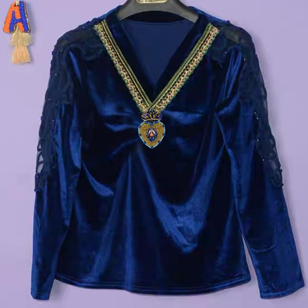 Lot De 2 Écussons Brodés Cœur Avec Strass - Patchs Pour Vêtements Et Sacs