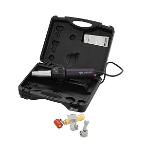 US Stock - 1600W 110V Hot Blast Torch Overlap Heat Guns Welding Gun Welder Pistol Tool Kit