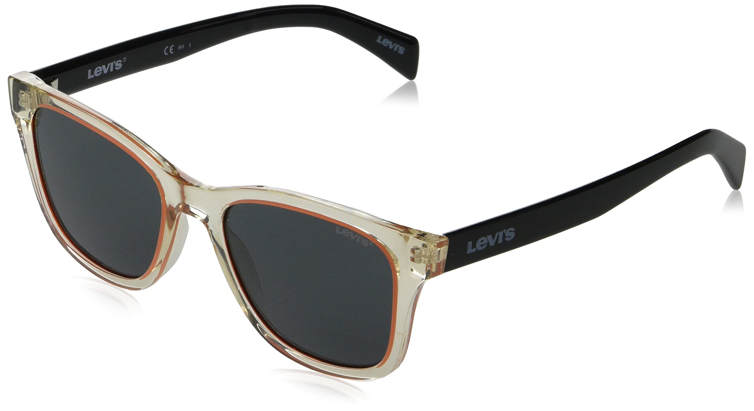 Levi's Unisex Adult Lv 1002/S Sunglasses 53Mm 19Mm Us Yellow/Grey