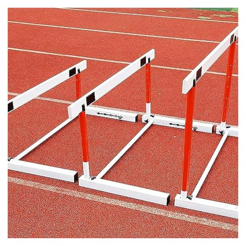 Haies à hauteur réglable pour progresser en athlétisme sans peur