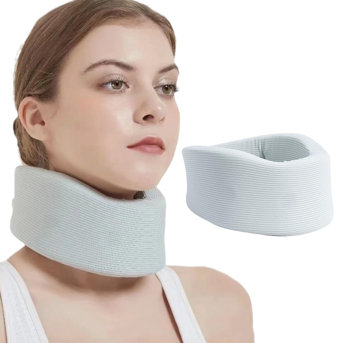 Supporto per Il Collo, Supporto per Il Collo per Dormire, Tutore per Il Collo, Unisex, Supporto per Collo Morbido per Supporto del Dolore al Collo, Sollievo dalla Pressione spinale