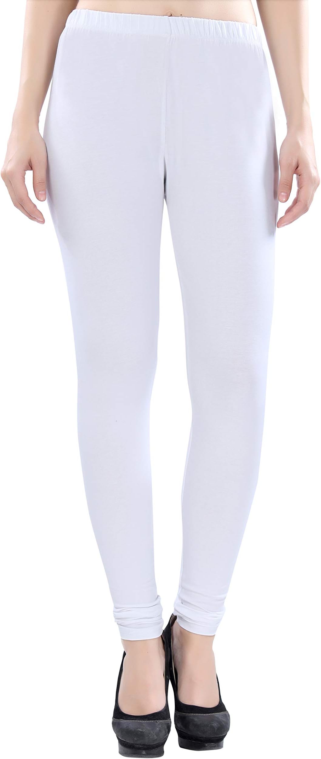 TRASAUltra Soft Cotton 4 Way Stretchable Churidar Solid Regular and Plus 20 Colours Leggings for Womens and Girls -Sizes :-M, L, XL, 2XL, 3XL, 4XL, 5XL, 6XL