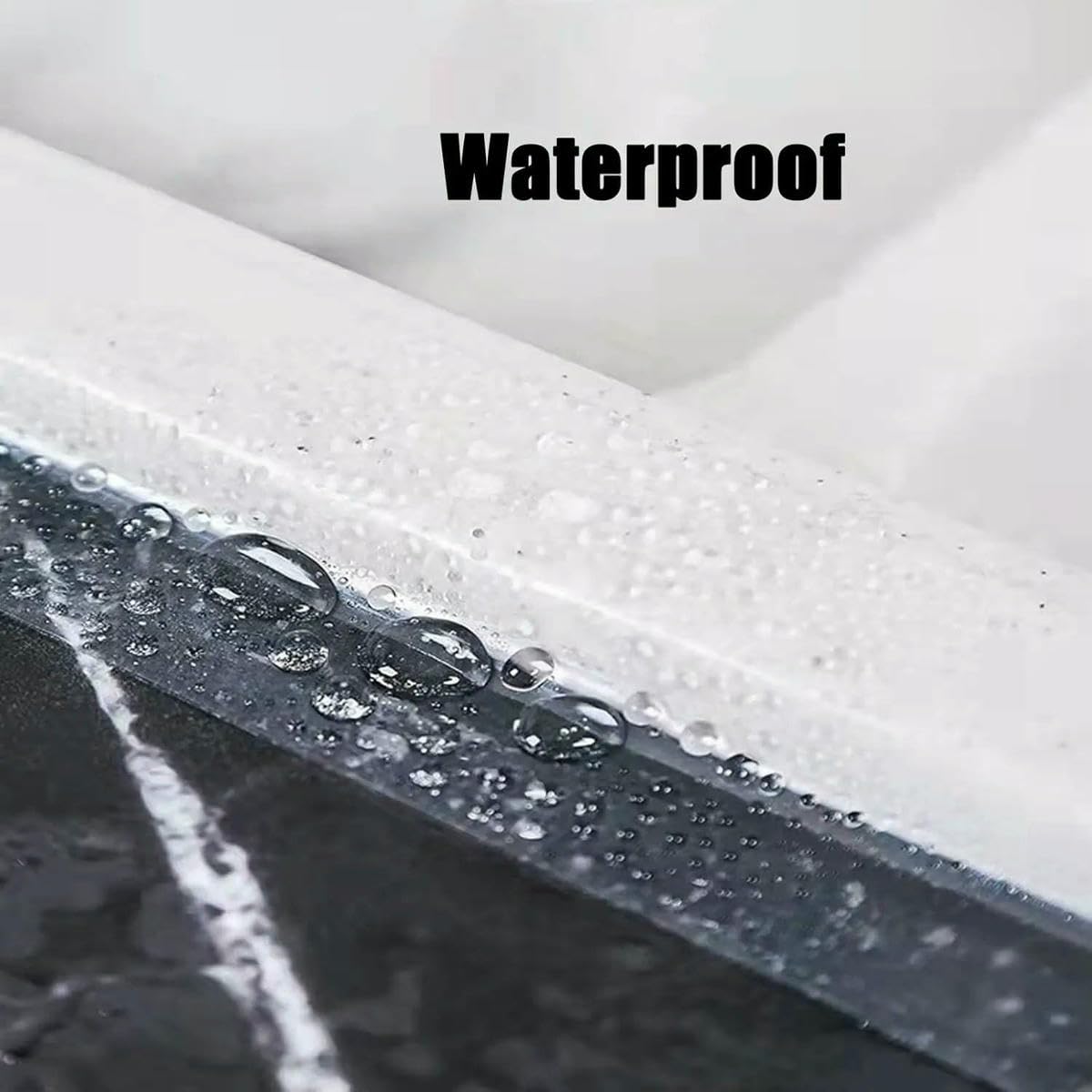 Bande adhésive nano imperméable anti-taches 5 cm x 10 m transparente pour joints cuisine salle de bain