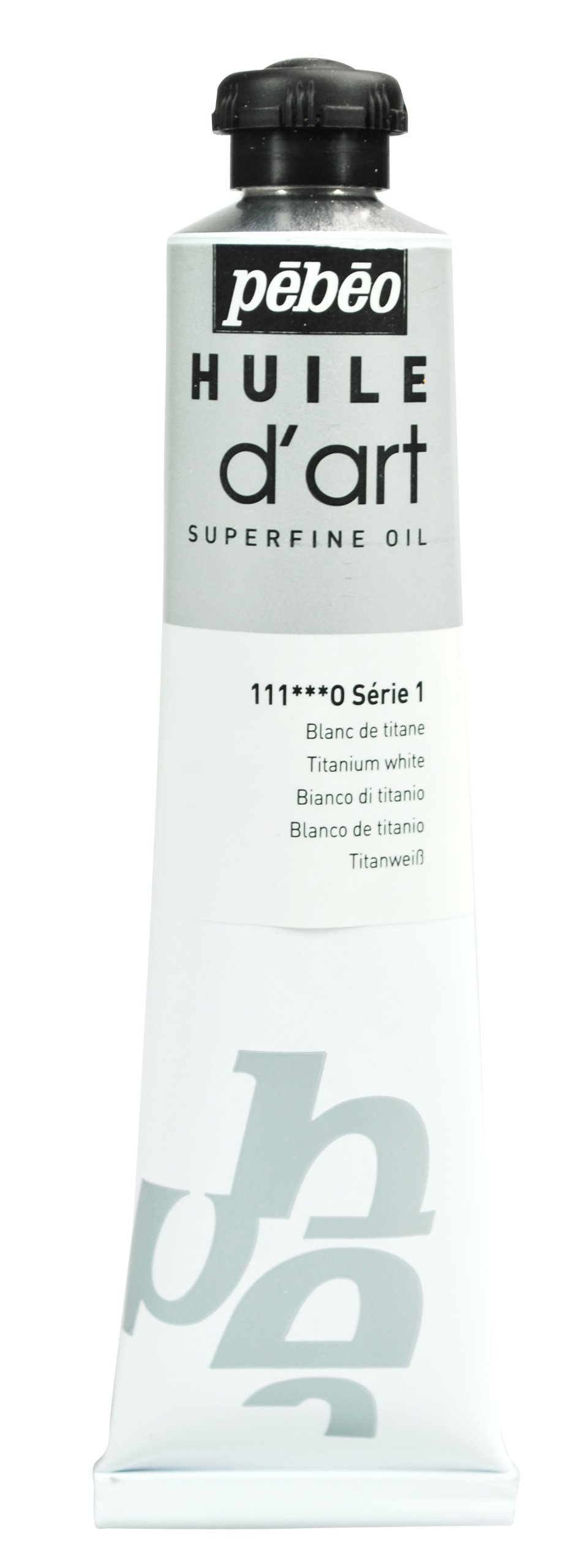 Pébéo Pintura al óleo del arte 1 Tubo de 80 ml Blanco de titanio