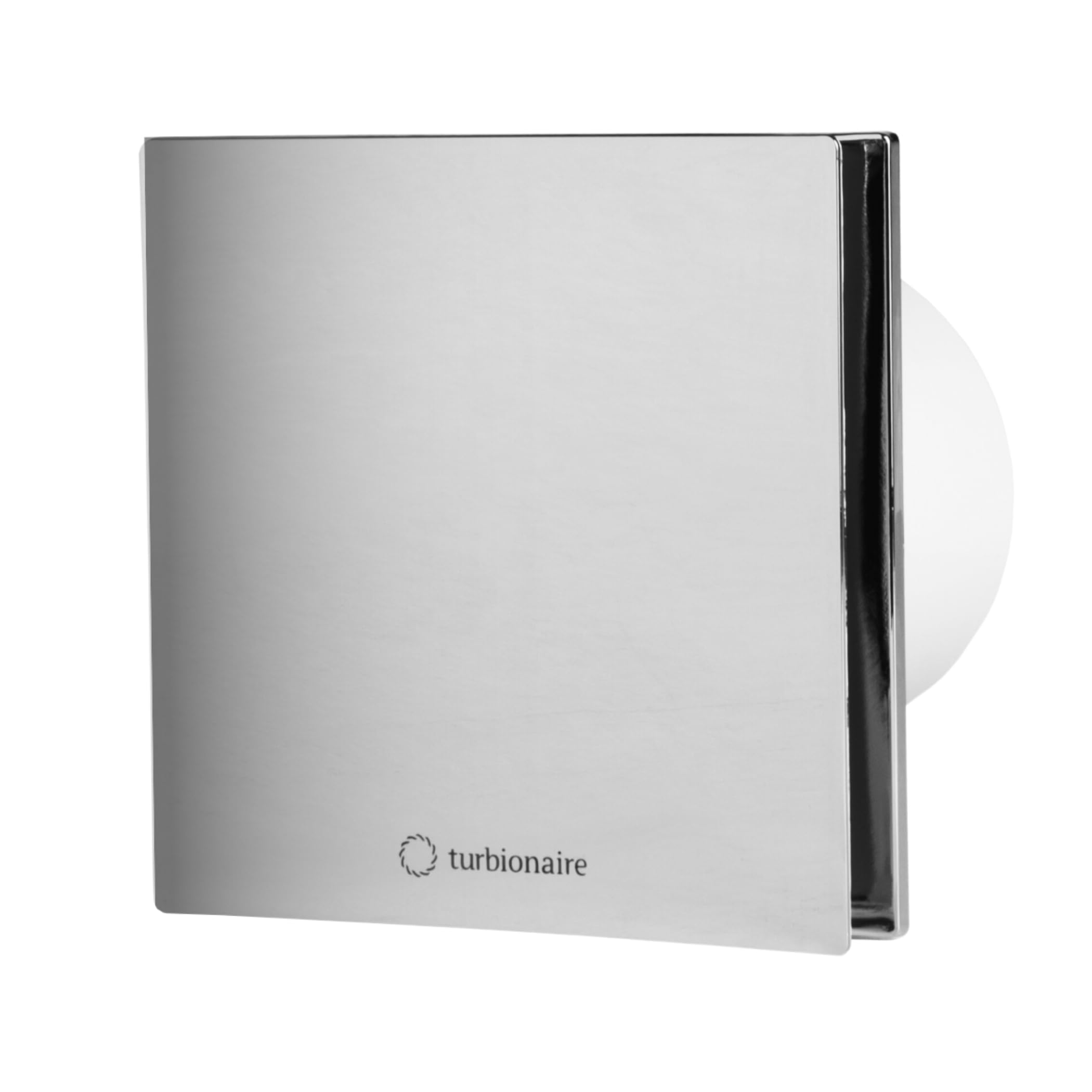 Turbionaire Arte 100 SC Extractor de Baño 100 mm, Cromado, Extracción, Ventilación estÔndar, Para baño, Cocina, VÔlvula de no retorno, Protección IPX4, Aspiración perimetral