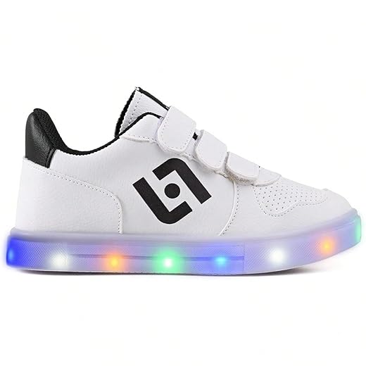 Tenis Infantil De Led Casual Escolar Sapatenis Meninos Street Calce Facil