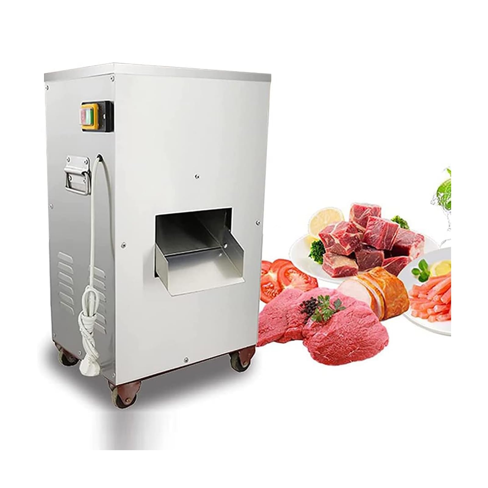 Affettatrice Verticale Commerciale Elettrica, Affettatrice Automatica, Trituratore, Affettatrice Grande