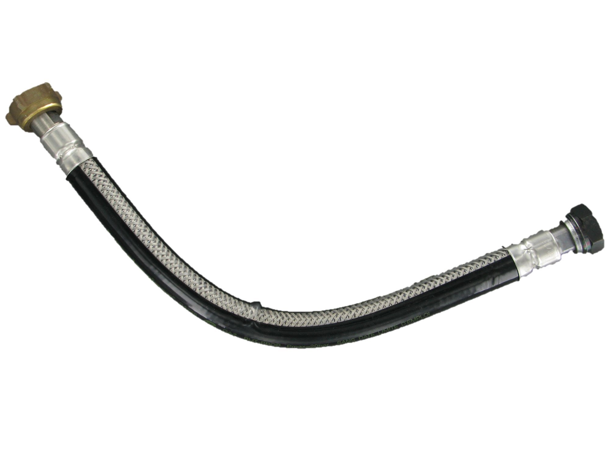 Lyre inox 35 cm COMAP S651133 flexible gaz haute résistance premium