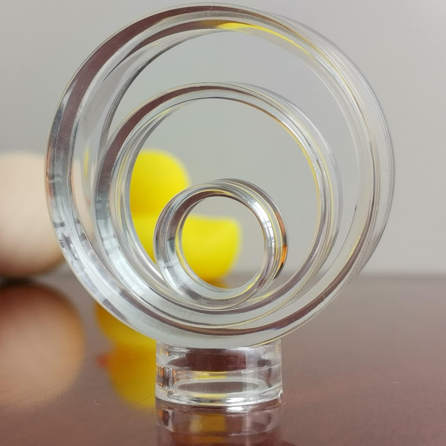105 PCS Sphere Display Stand, Clear Small Ball Stand, Round Display Stands for Baseball, Crystal Ball, Golf Ball, Softball, Tennis Ball, Marbles, Spheres, Collections. 3 Sizes ( L, M, S ), each 35