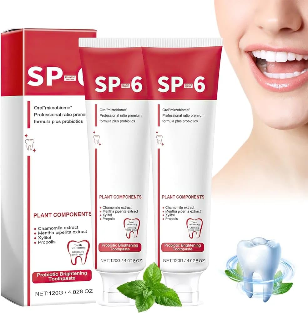 Sp-6 Toothpaste, Sp-6 Toothpaste,SP-6 Brightening Toothpaste Fresh Breat, Fresh Breath Whitening Toothpaste |30 gm (PACK OF 2) (B0DFCTVB2R) Amazon Price History, Amazon Price Tracker