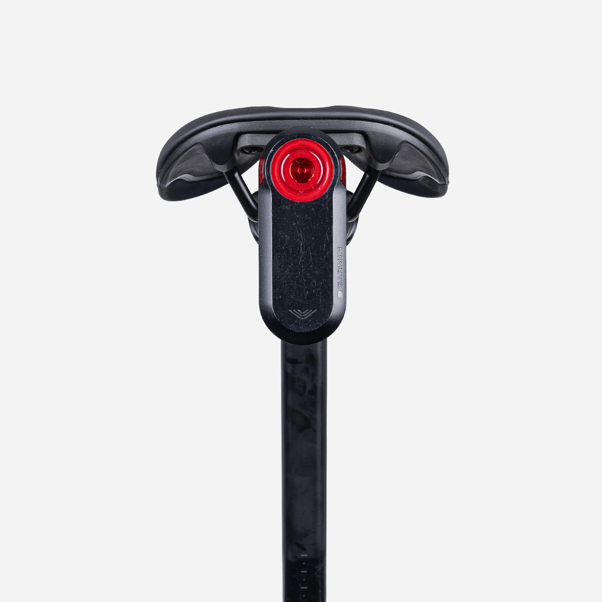 Soporte para Debajo del Sillín - para GPS - Impreso en 3D en Fibra de Carbono, Soporte para luz de Bicicleta para Bontrager/Trek Sillín, Compatible con Garmin Varia 515, tamaño S