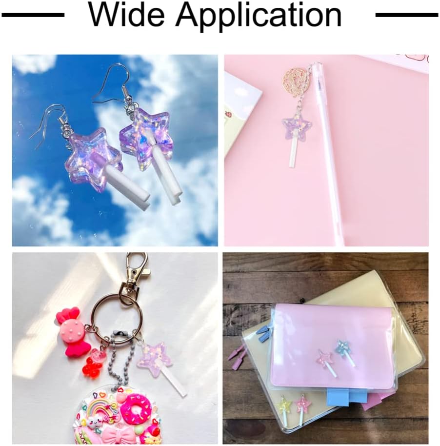 Cheriswelry Cup Cake Resin Pendants Lovely Food Sweet Dessert Dangle Charms Links Hanging Ornament with Metal Loop Fruit Pendants for Key Chains Bracelet Necklace Jewelry Making - Image 4