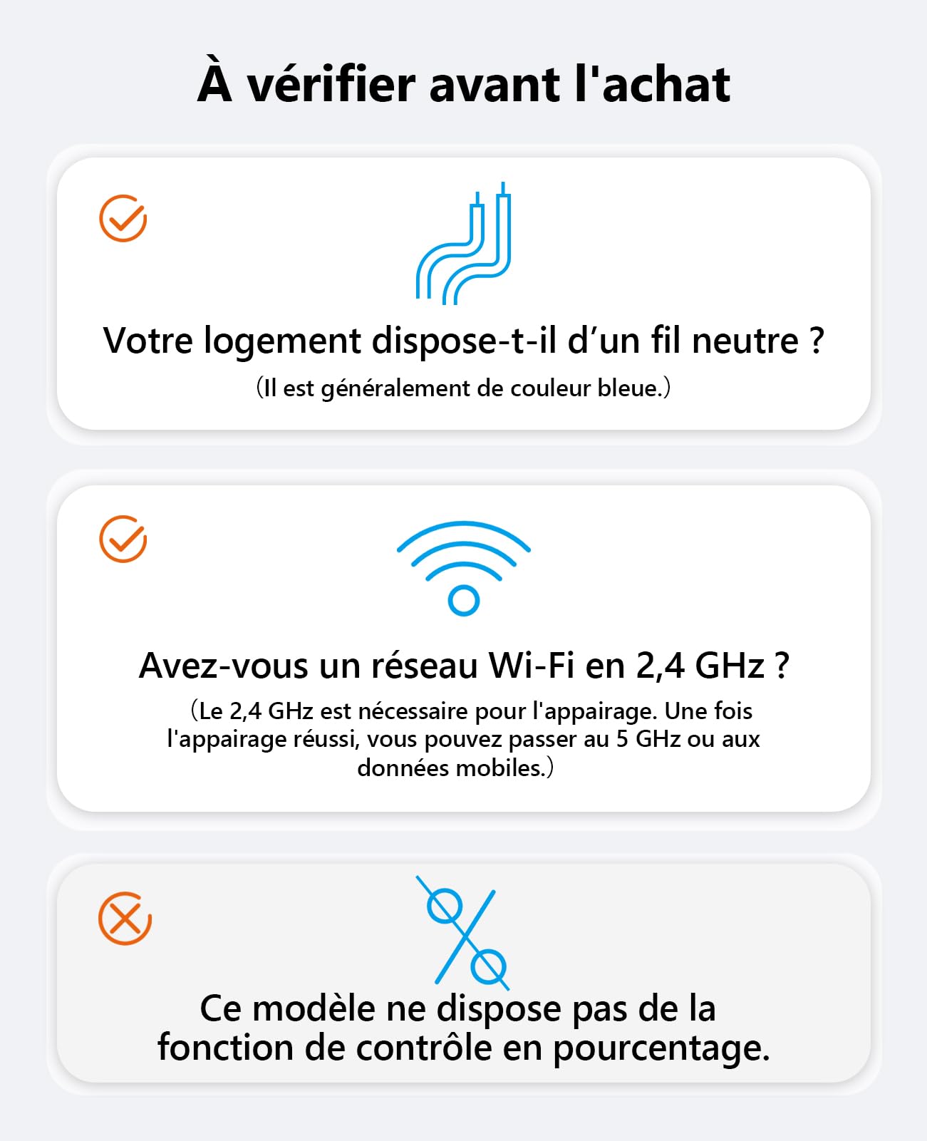 Interrupteur Volet Roulant Connecté, 80 * 80mm Interrupteur de Stores WiFi Compatible Alexa/Google Home/SmartLife, APP Contrôle à Distance - Fil Neutre Requis (Blanc, 1)