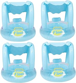 BESPORTBLE 4 Pçs Anel De Assento De Iate Inflável Piscina Inflável Para Crianças Brinquedos De Verão Para Crianças Piscinas Para Crianças Bebê Natação Inflável Flutuador De Natação Animal
